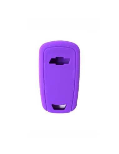Guscio in Silicone Cover Chiave per Telecomando Chevrolet Matiz Cruze Avero Spark Captiva Portachiave Viola