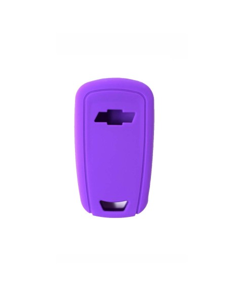 Guscio in Silicone Cover Chiave per Telecomando Chevrolet Matiz Cruze Avero Spark Captiva Portachiave Viola