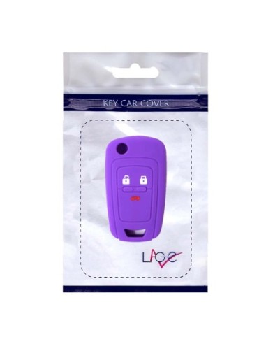 Guscio in Silicone Cover Chiave per Telecomando Chevrolet Matiz Cruze Avero Spark Captiva Portachiave Viola