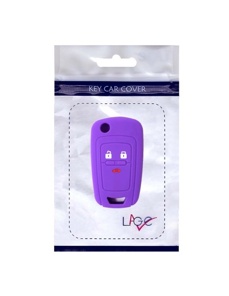Guscio in Silicone Cover Chiave per Telecomando Chevrolet Matiz Cruze Avero Spark Captiva Portachiave Viola