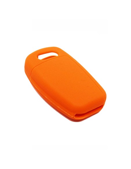 Guscio in Silicone Cover Chiave per Telecomando Audi A1 A3 A4 A6 A8 TT Q5 Q7 R8 S4 S6 Portachiave Arancione