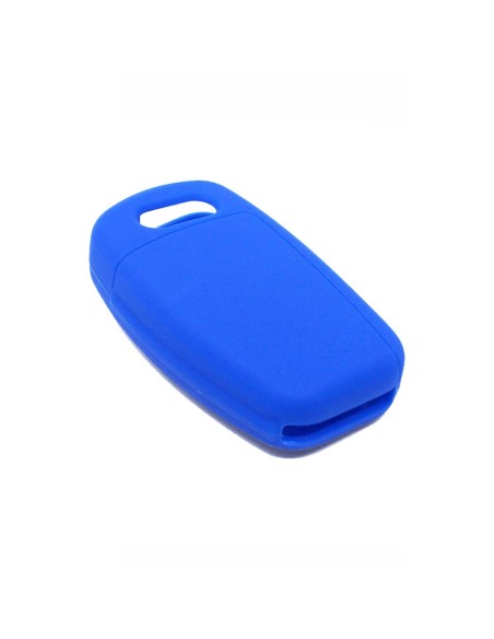 Guscio in Silicone Cover Chiave per Telecomando Audi A1 A3 A4 A6 A8 TT Q5 Q7 R8 S4 S6 Portachiave Blu