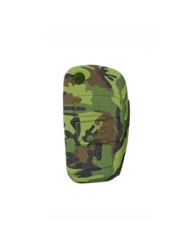 Guscio in Silicone Cover Chiave per Telecomando Audi A1 A3 A4 A6 A8 TT Q5 Q7 R8 S4 S6 Portachiave Camouflage
