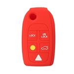 Silicone Car Key Cover for Volvo V40 V70 C70 S40 S60 S70 S80 XC70 XC90 Red
