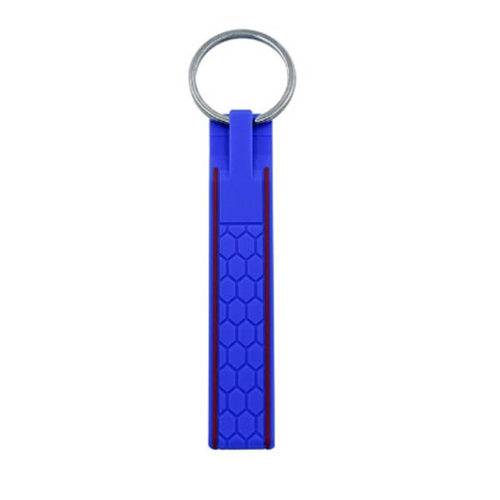 Universal Silicone Keychain Blue