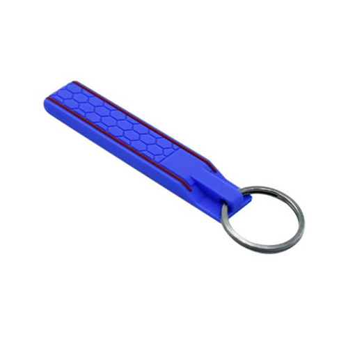 Universal Silicone Keychain Blue