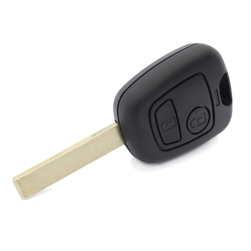 Replacement Key for Remote Control Peugeot 103 106 107 206 207 307 308 406 407 508 806 1007 Black