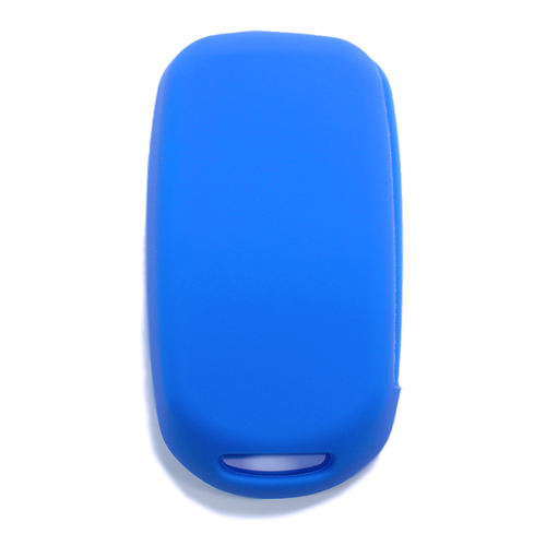 Silicone Car Key Cover for Fiat 500 500X Tipo Blue