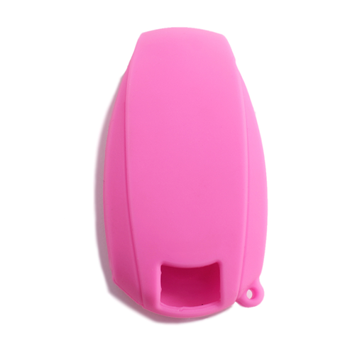 Silicone Car Key Cover for Volkswagen Touareg 2011-2014 Pink