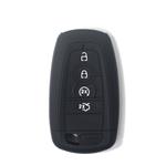 Silicone Car Key Cover for Ford Mondeo Explorer Flex Mustang Fusion MKC MKX MKZ Black