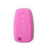 Silicone Car Key Cover for Ford Mondeo Explorer Flex Mustang Fusion MKC MKX MKZ Pink