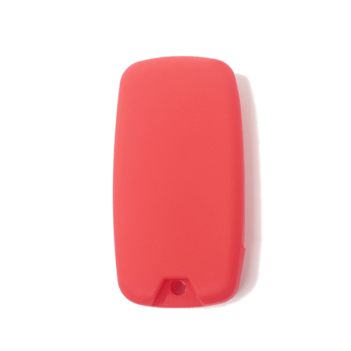 Silicone Car Key Cover for Jeep Renegade Cherokee Red