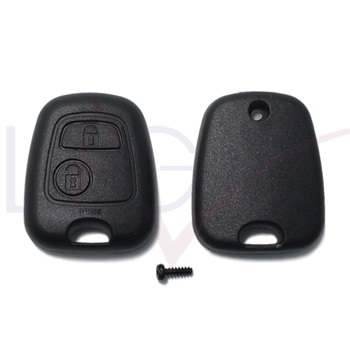 3 Buttons Replacement Car Key Fob Case with Screw, Remote Control Folding Shell for Citroen, Toyota, Peugeot