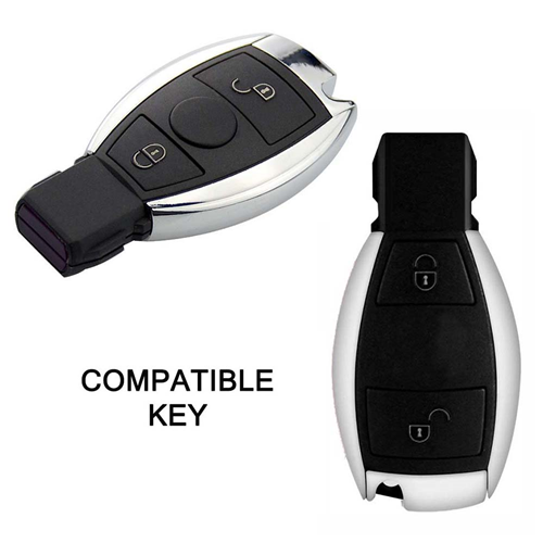 Silicone Car Key Cover for Mercedes Benz A B C E S V W R CL ML CLK W176 W204 W211 W245 A203 White