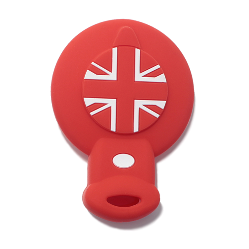 Silicone Car Key Cover for Mini One Cooper D S SD Countryman Cabrio John Clubman Red
