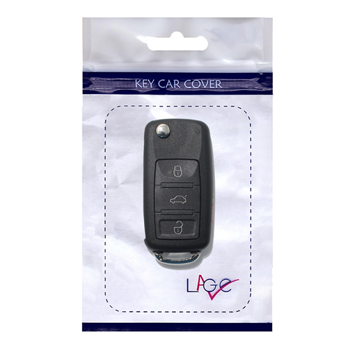 Car Key Cover with Blade Replacement for Audi A1 A3 A4 A6 A8 Q5 Q7 Black
