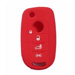 Silicone Car Key Cover for Fiat 500 500X Tipo Red