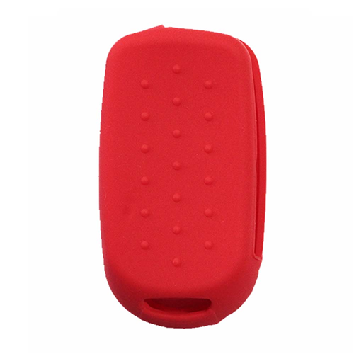 Silicone Car Key Cover for Fiat 500 500X Tipo Red