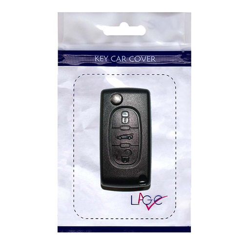 Car Key Cover with Blade Replacement for Peugeot 207 307 407 3008 5008