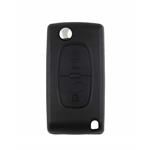 Car Key Cover with Blade Replacement for Citroen C1 C2 C3 C4 C5 Picasso Berlinga Black