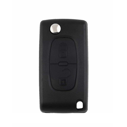 Car Key Cover with Blade Replacement for Citroen C1 C2 C3 C4 C5 Picasso Berlinga Black