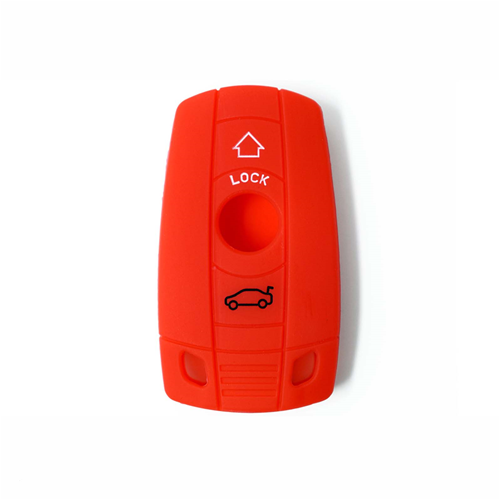 Silicone Car Key Cover for BMW Serie 1 3 5 6 7 X1 X3 X5 X6 Z4 Red