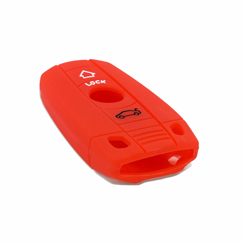 Silicone Car Key Cover for BMW Serie 1 3 5 6 7 X1 X3 X5 X6 Z4 Red