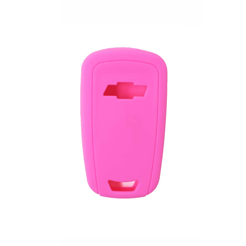 Silicone Car Key Cover for Chevrolet Matiz Cruze Aveo Spark Captiva Pink