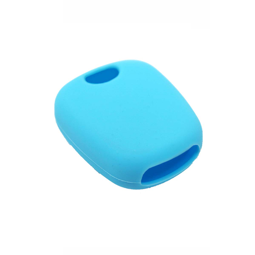 Silicone Car Key Cover for Citroen C1 C2 C3 C5 and Peugeot 103 106 107 206 207 307 308 406 407 508 806 1007 Light Blue