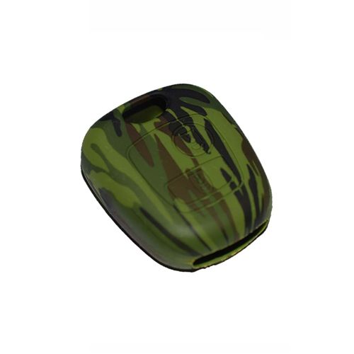 Silicone Car Key Cover for Citroen C1 C2 C3 C5 and Peugeot 103 106 107 206 207 307 308 406 407 508 806 1007 Camouflage