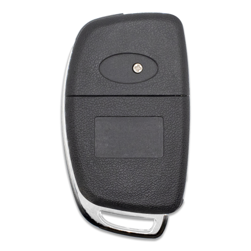 Car Key Cover with Blade Replacement for Hyundai i20 i30 i40 ix20 ix30 ix35 ix45 ix55 Tucson Santa Fe Elantra Accent Black